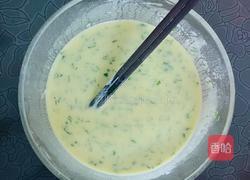 韭香虾仁鸡蛋饼的做法图解5