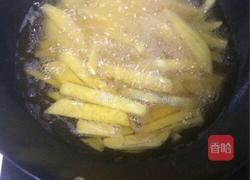 红薯炒虾的做法图解2