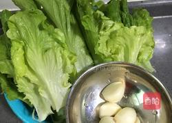 蚝油生菜（生财）的做法图解1