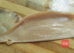 鱿鱼菜椒的做法图解3