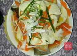 蒸鲳鱼北豆腐的做法图解8