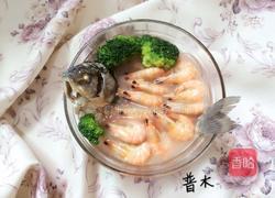 鲫鱼虾汤的做法图解10