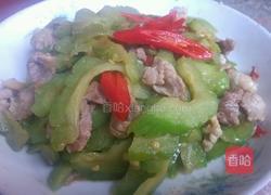 辣椒炒苦瓜肉的做法图解9