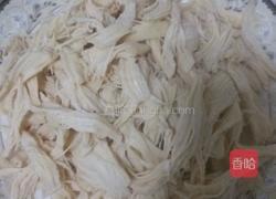 手撕鸡脯肉丝的做法图解4