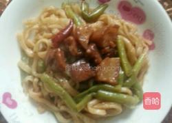 豆角焖面的做法图解5