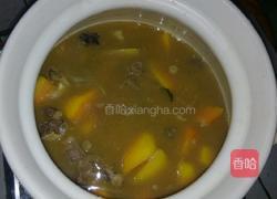 牛腩炖木瓜的做法图解6