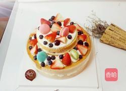 草莓双层裸蛋糕的做法图解10