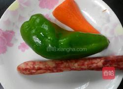 香肠鲜蔬糯米蛋的做法图解2