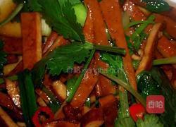 尖椒香菜豆干的做法图解8