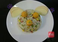 五彩炒饭的做法图解11