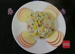 五彩炒饭的做法图解12