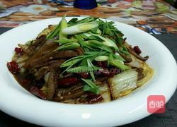 黄白菜醋烧羊肉的做法图解12