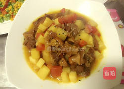茹果妈妈___咖喱牛肉的做法图解17