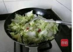 醋溜白菜的做法图解8
