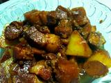 五花肉炖土豆