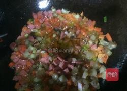 五彩炒饭的做法图解7