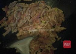 青椒炒肉的做法图解3