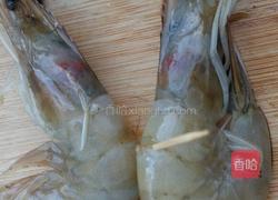 爱心一片(煎大虾)的做法图解1