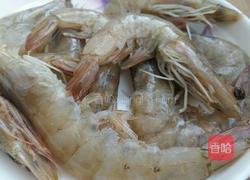 爱心一片(煎大虾)的做法图解2