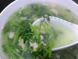 茼蒿蛋花汤