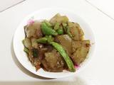 炒凉粉块