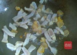 茨菇炒咸肉的做法图解4