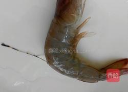 蒜泥红烧对虾的做法图解2