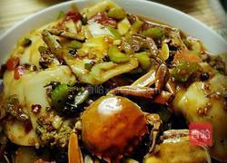香辣蟹炒年糕的做法图解8