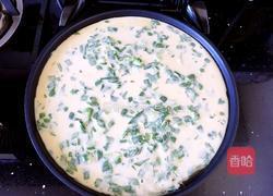 油菜鸡蛋饼的做法图解5