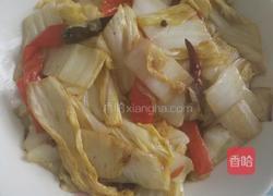 醋溜白菜的做法图解4