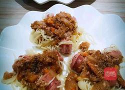 番茄肉沫意大利面的做法图解6