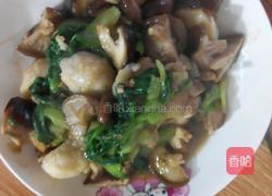 香菇油菜的做法图解5