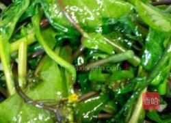 蒜泥红苔菜的做法图解4