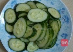 黄瓜炒肉的做法图解3