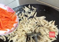肉炒莲藕萝卜丝的做法图解5