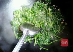 炒菠菜的做法图解4