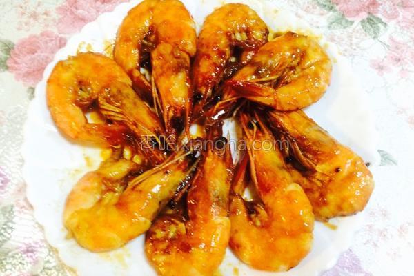 番茄酱虾。的做法_番茄酱虾。的做法大全_番