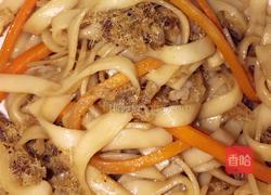 胡萝卜肉松炒面条的做法图解6