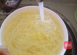 炝拌酸辣土豆丝的做法图解6
