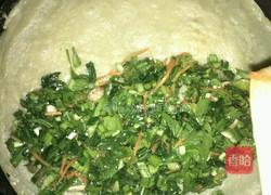 韭菜鸡蛋煎饼的做法图解4