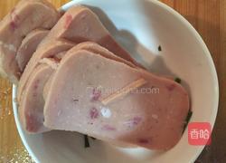 娃娃菜午餐肉的做法图解2