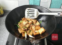 青蒜烧脆皮豆腐的做法图解9