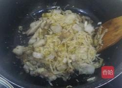 酸菜小炒的做法图解4