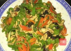 青椒炒肉丝的做法图解10