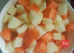 土豆胡萝卜肉闷饭的做法图解1