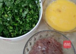 空心菜瘦肉蛋饼的做法图解2
