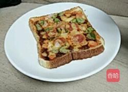 吐司披萨的做法图解4