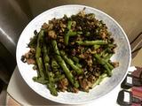 橄榄菜肉碎炒豆角