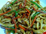 尖椒肉丝面