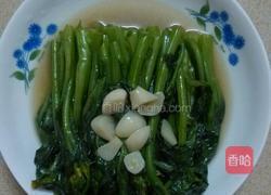 蒜香菜心的做法图解4